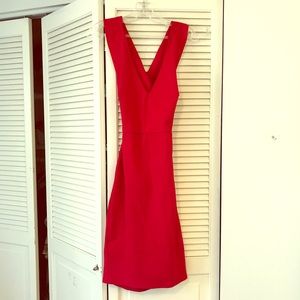 Red bodycon dress